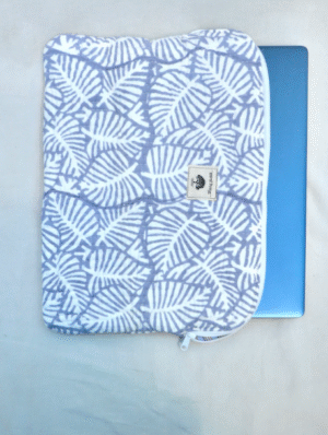 Funda para portátil Helecho Azul de Saral Living