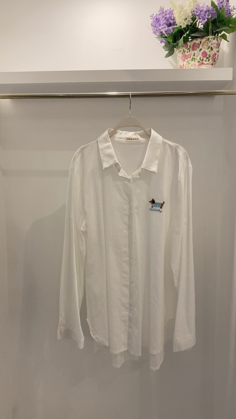 CAMISA TECKEL BLANCA
