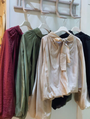 BLUSA GASA SATINADA